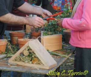 Mimosalia 2015 ---- Fabrication d’un hôtel à insecte -foto di Silvia C. Turrin©